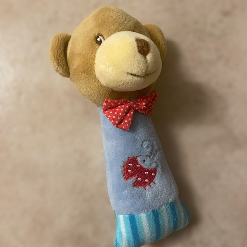 Plush bear rattle used 20cm