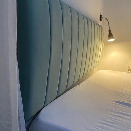 Double bed 145x200 cm with anatomical lifting mechanism