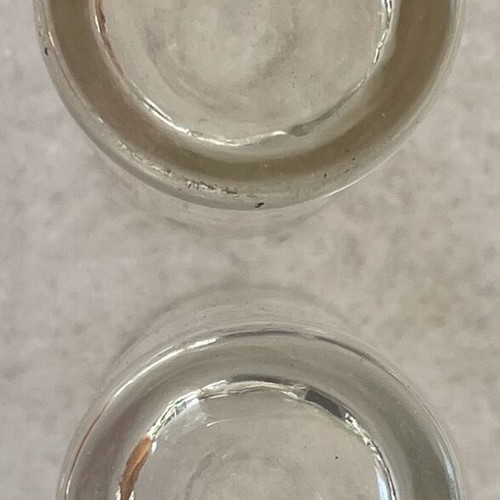 Ouzo 12 advertising glasses set of two like new