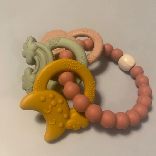 Silicone Teether Keychain like new
