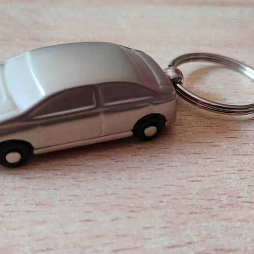 Metal Car Keychain with LED Light new