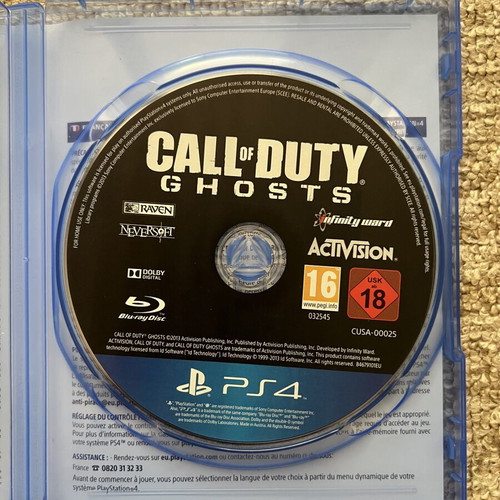 Call of Duty Ghosts PS4 game