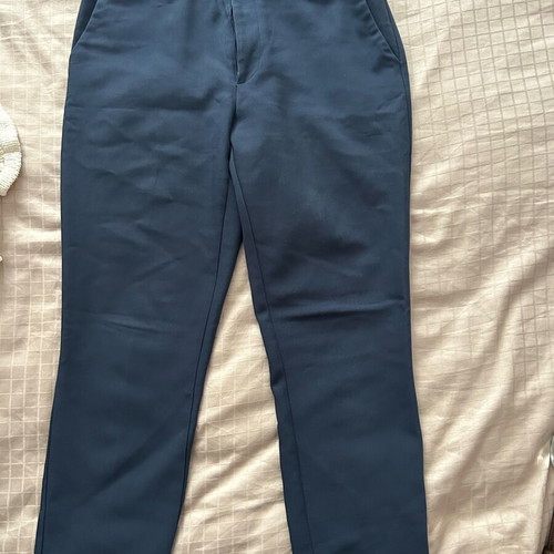 Star Body H office pants used low-rise blue XS
