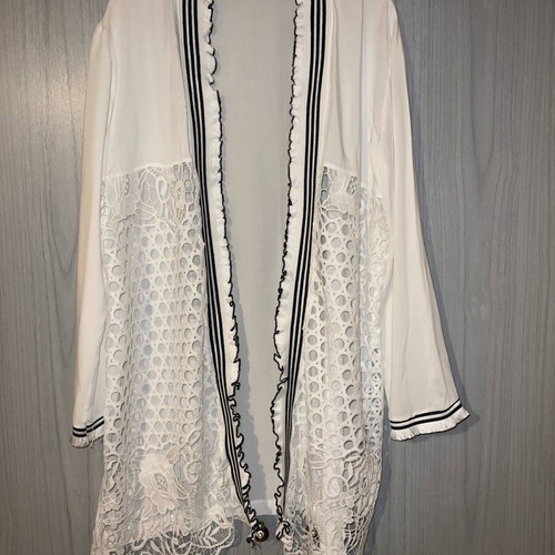 Fia shirt cardigan new, white, size XL