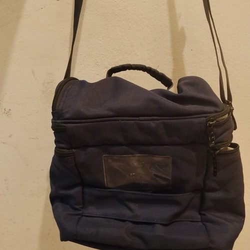 Polo Double Cooler insulated lunch bag, navy blue