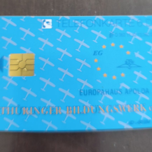 German phone card used
