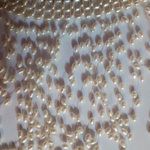 Necklace Vrochi with Freshwater Pearls, 35cm Length, 14K Clasp like new