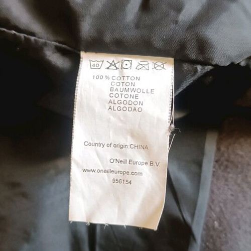 O'Neill women's coat used, gray, size S