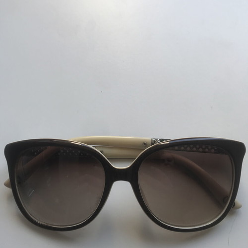 Gucci vintage sunglasses used, beige and brown with defect