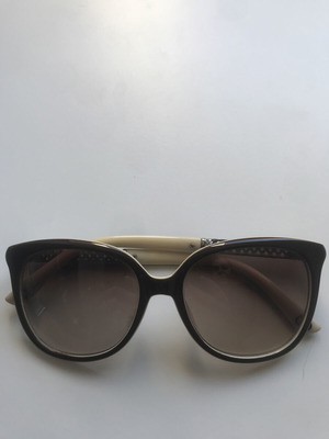 Gucci vintage γυαλιά μεταχειρισμένα, μπεζ και καφέ με ελάττωμα