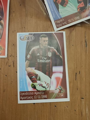 Ποδοσφαιρικές κάρτες Panini Adrenalyn XL μεταχειρισμένες συλλογή