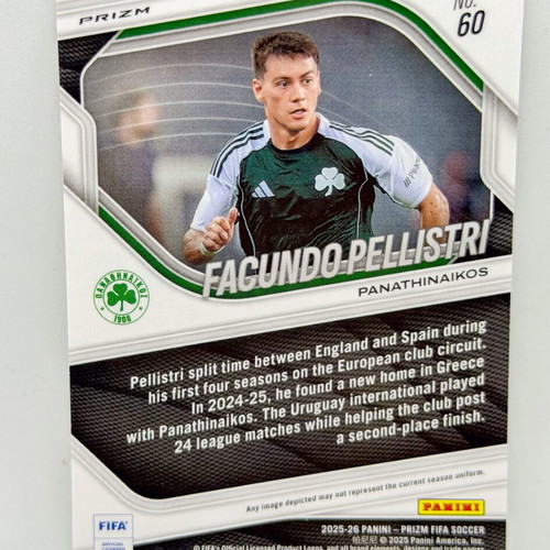 Panini FIFA Prizm 2025/26 Facundo Pellistri Mosaic Prizm Parallel card new