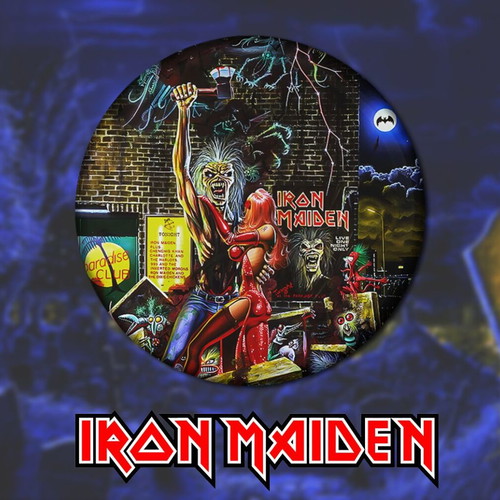 Iron Maiden pins set of 8, 3cm, high resolution, new