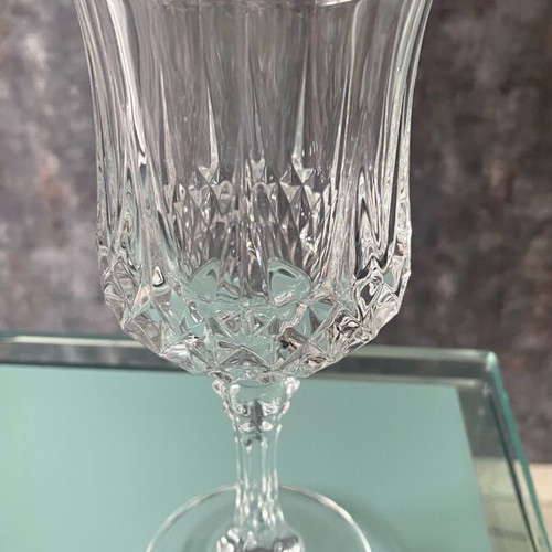 Cristal d’ Arques Longchamp Water Glasses set of 6 new