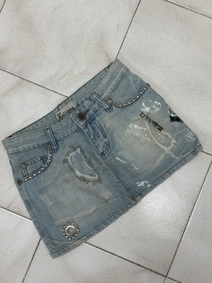 Mini Y2K Skirt with Details like New, Size S 36 8