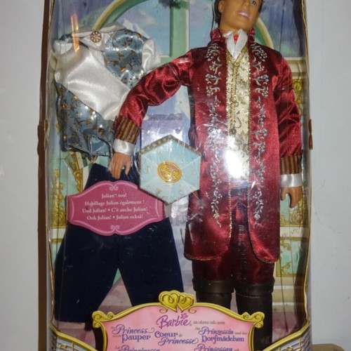 Barbie Prince Dominick doll new from Princess and the Pauper