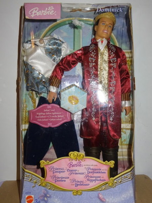 Barbie Prince Dominick doll new from Princess and the Pauper