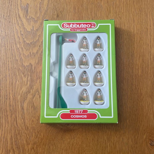 Subbuteo Cosmos 1977 la leggenda Pele used with booklet
