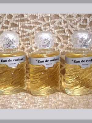 Eau de Rochas 50ml EDT Splash France vintage, καινούργια, πακέτο 3
