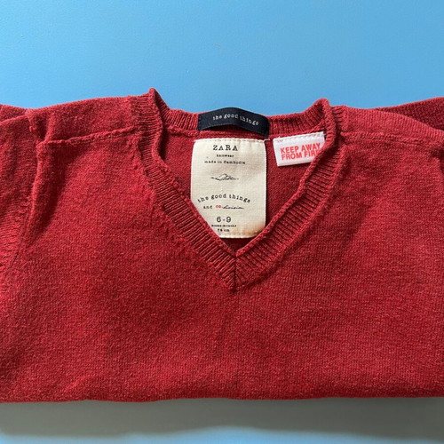 Baby sweater for boy 6/9 months used