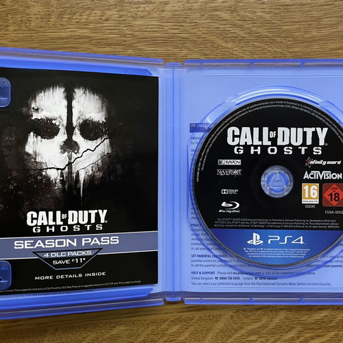 Call of Duty Ghosts PS4 game