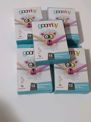 Color chalks new, 5 boxes of 12 pieces
