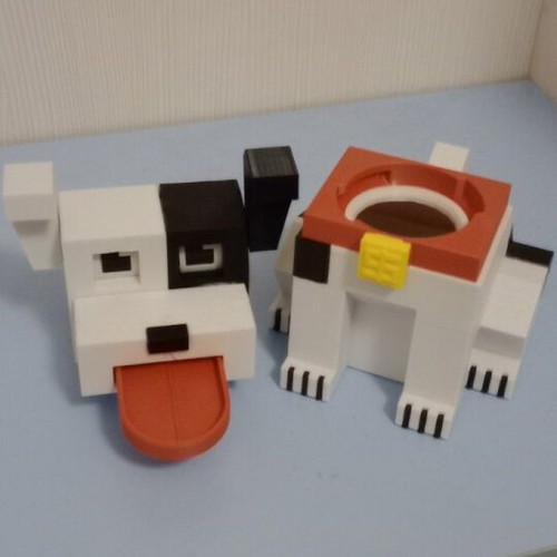 3D Printed Dog Coin Bank new