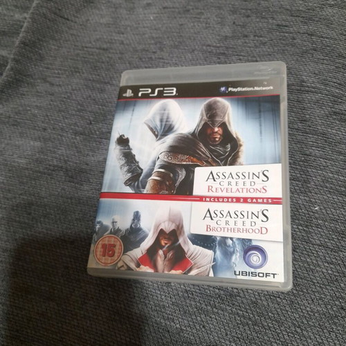 Assassins Creed Revelations & Brotherhood PS3 game like new