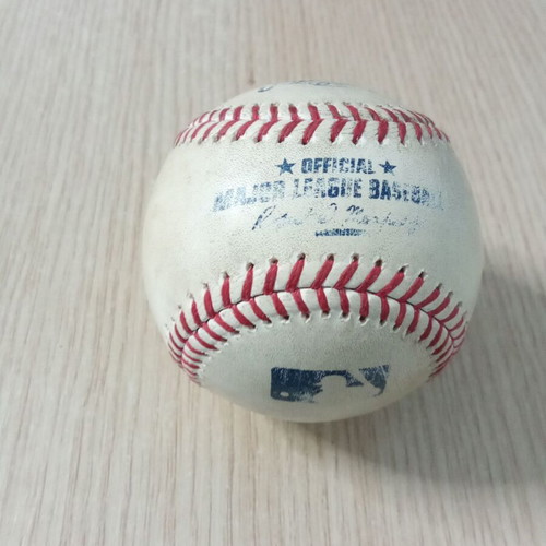 Baseball ball used from Cleveland-Minessota game August 2016