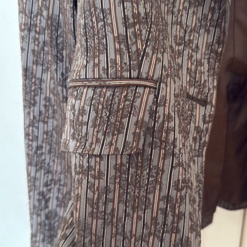 Brocade jacket collectible Massimo Dutti like new, black brown
