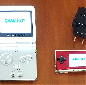 Gameboy  Micro  και Gameboy  Ags 101