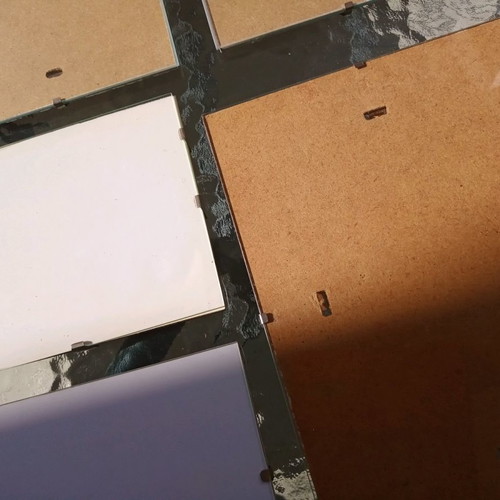 Frames set of 7 with glass like new