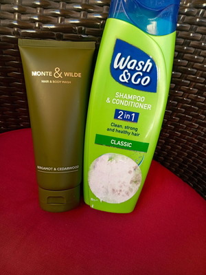 Hair and Body Wash pack of 2 Monte Wilde and Wash & Go like new