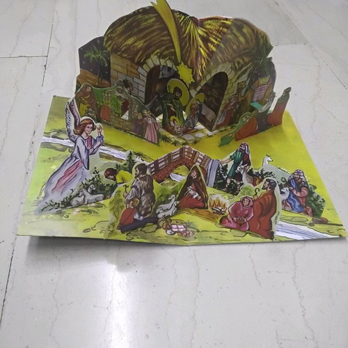 Christmas Nativity Vintage Rekos Editions Large Paper
