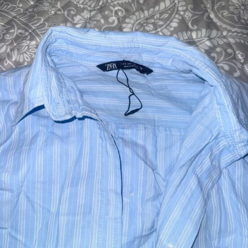 Zara shirt, blue, size S