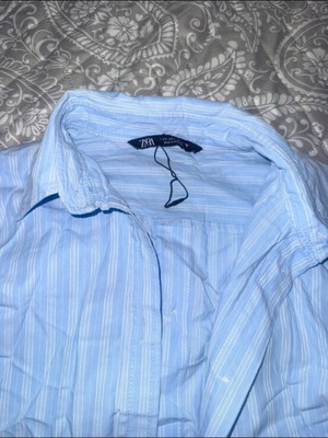 Zara shirt, blue, size S