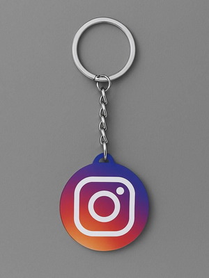 NFC Instagram Logo Keychain new