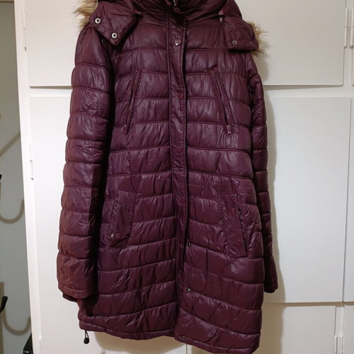 American Stars women's jacket large purple used with minor zipper defect