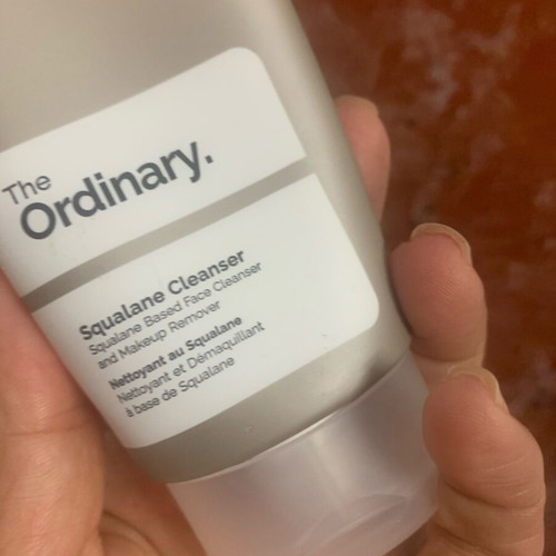 The Ordinary Squalane Cleanser used, half full