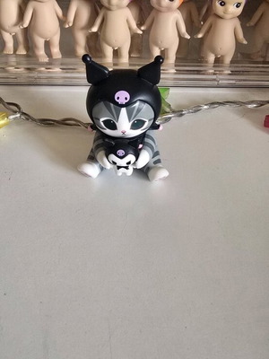 Mofusand x Kuromi Sanrio collectible figure like new