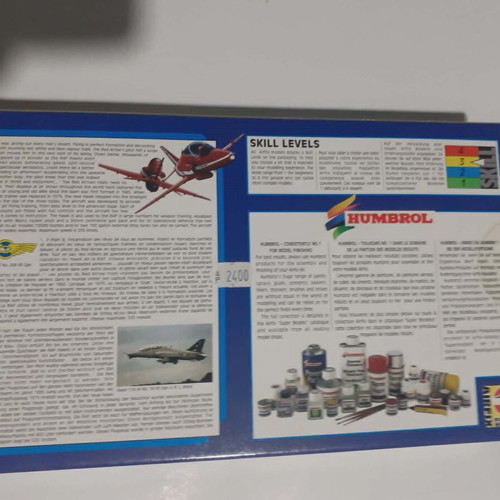 Red Arrows Hawk Model Kit 1:72 scale new, collectible warplane