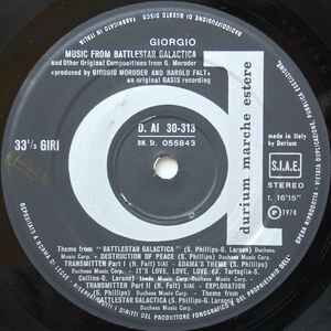 Giorgio Moroder Music From "Battlestar Galactica" vinyl used, electronic