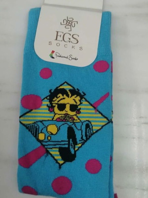 Egs Socks Betty Boop onesize 40-46 new, multicolor