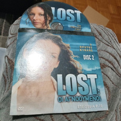 Lost box set with 10 DVDs from first and second season