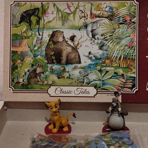 Mowgli puzzle set with 2 figures, 100 pieces
