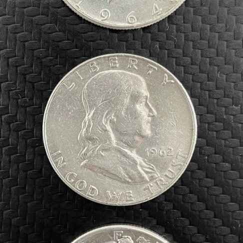 Silver 50 Cent USA Coins like new, Kennedy Franklin Walking Liberty