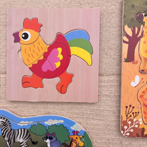 Pack of 7 baby puzzles like new