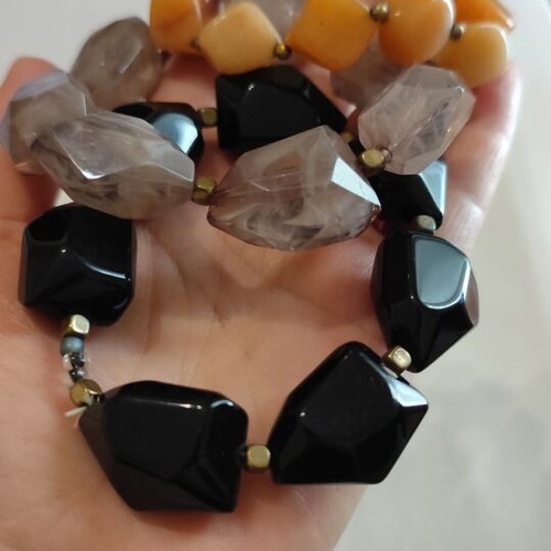 Bakelite bracelets used, pack of 3 summer style