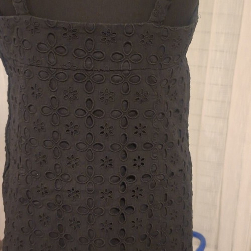 Next broderie anglais black dress UK 12/M