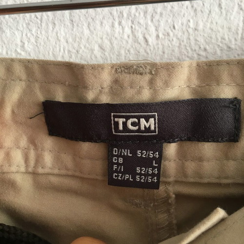 TCM hiking working pants, size L, beige